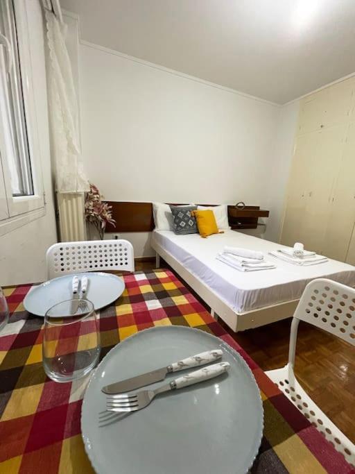 Cute And Quiet Apartment In The Center Of Athene Buitenkant foto